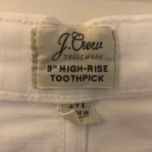 Jcrew high rise toothpick